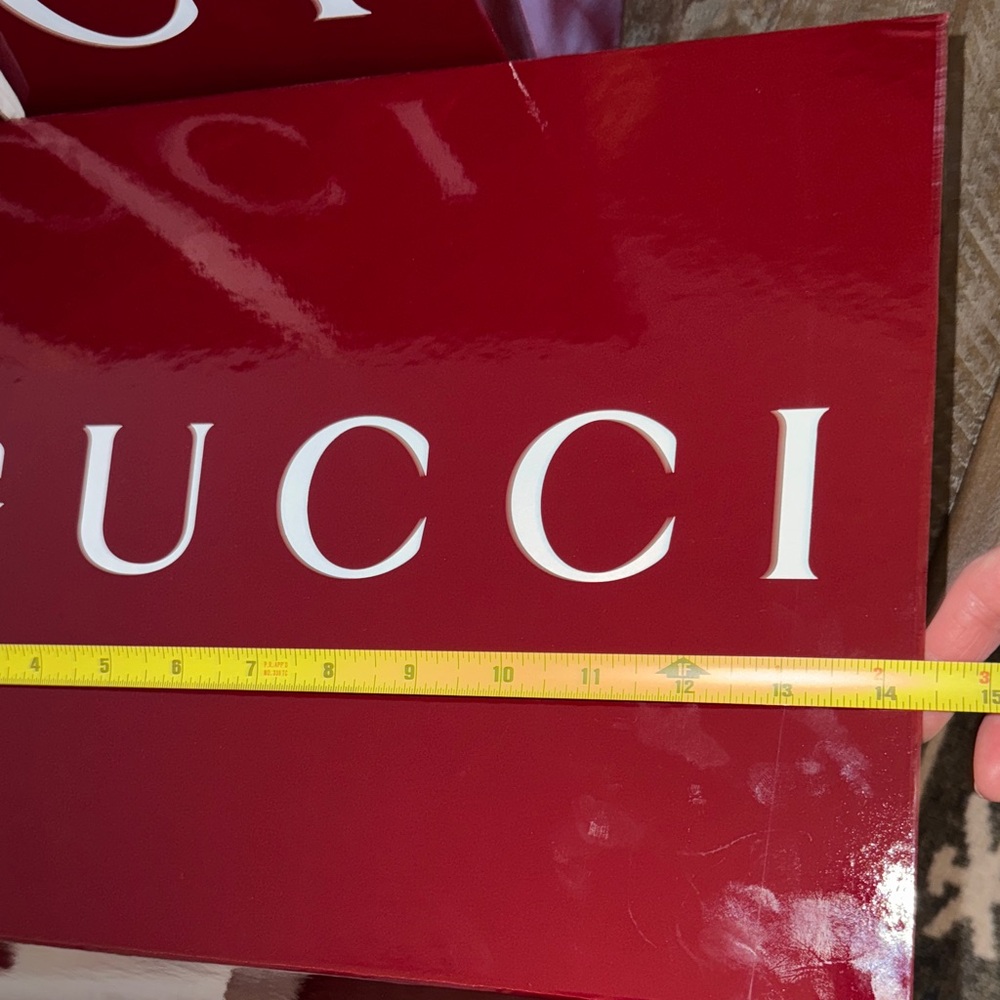 Authentic Gucci Deep Red Accessory Collection 8 pieces - Picture 2 of 16